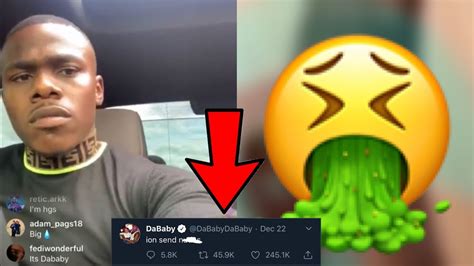 dababy dick pics|DaBaby Responds to Alleged Nude Video Leak